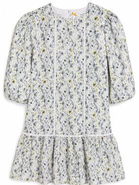 Kidichic Girls Size 18 Floral Puff Sleeve Dress - Cottagecore, Garden Party NWOT